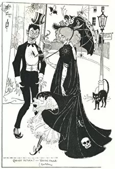 Images Dated 25th January 2011: Satire on art of Aubrey Beardsley