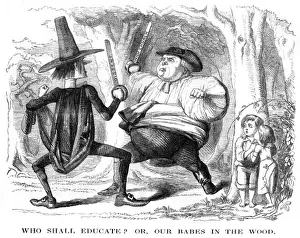 Satires Prints: Satire on Education Act