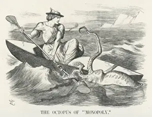 Octopus Prints: Satire on Monopolies