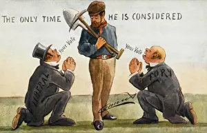 Desperate Prints: Satire on the plea for a labourers vote