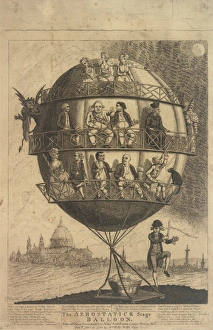 Aerostatic Gallery: Satirical ballooning cartoon