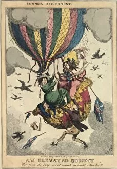 Images Dated 7th November 2011: Satirical ballooning cartoon