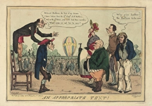 Images Dated 7th November 2011: Satirical cartoon, An Appropriate Text