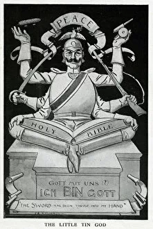 Thrust Collection: Satirical cartoon of Kaiser Wilhelm II, WW1