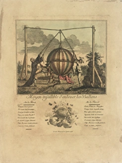 Images Dated 7th November 2011: Satirical cartoon, raising a balloon