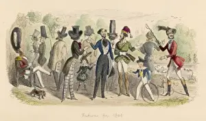 Waists Prints: Satirical Fashions 1844