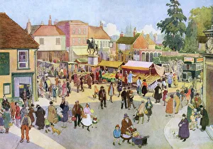 Stalls Collection: Saturday shopping by F. C. Twort