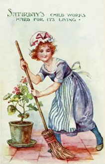 Remember Prints: Saturdays Child by May Bowley