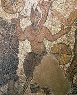 Satyr Prints: Satyr. Roman mosaic