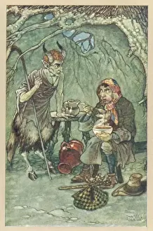 Satyr Prints: Satyr and Traveller