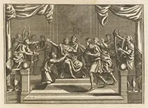 Saul Prints: Saul Unsoothed by Harp