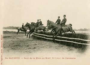 Saumur - Horse training at the Cavalry School Saumur - Horse training at the Cavalry School
