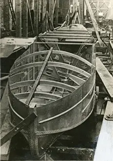 Sark Prints: Saunders-Roe A17 Cutty Sark hull construction