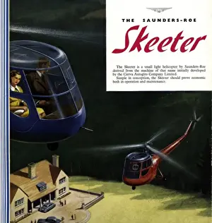 Saunders Prints: Saunders-Roe Skeeter brochure
