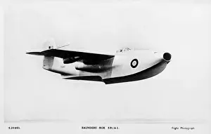 Seaplanes Prints: Saunders Roe SR A1 fighter flying boat