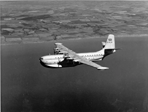 Alun Gallery: Saunders-Roe SR45 Princess G-ALUN in the air