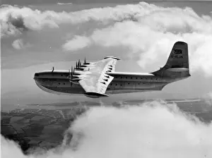 Saunders-Roe SR45 Princess G-ALUN in the air