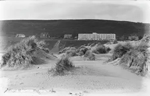 Overcast Prints: Saunton Beach View