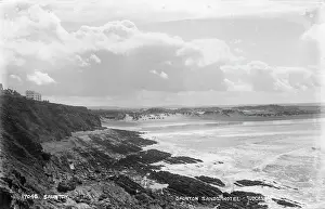 Dunes Prints: Saunton Sands Hotel View