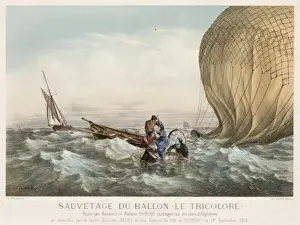 Septembre Prints: Sauvetage du ballon Le Tricolore Monte par Monsieur et Madam