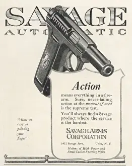 Savage Prints: Savage Automatic Pistol