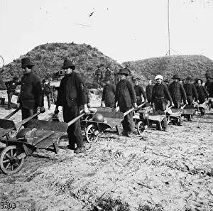 Savannah Prints: Savannah, Ga. vicinity. Shermans troops removing ammunitio