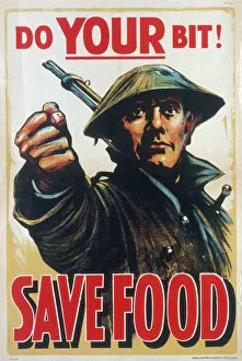 WWI Posters Gallery: Save Food Poster / Wwi