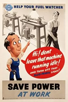 Images Dated 15th November 2011: Save Power at Work - Help your Fuel Watcher