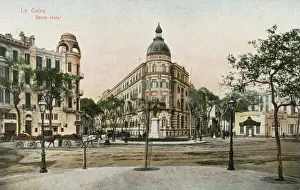 Cities Prints: Savoy Hotel at Soliman Pasha Square, Cairo