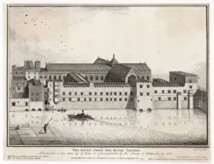Boatman Prints: Savoy Palace from Thames