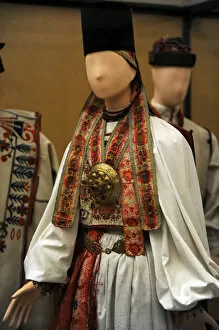 Images Dated 10th April 2012: Saxon girl, 1892. Romania