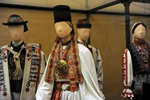 Images Dated 10th April 2012: Saxon girl, 1892. Romania