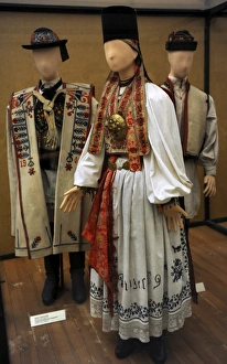 Images Dated 10th April 2012: Saxon girl, 1892. Romania