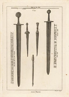 Crossbow Gallery: Saxon swords, daggers and crossbow bolt