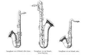 Tenor Prints: Three Saxophones