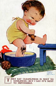 1933 Collection: They say cleanliness is next to Godliness - but I say its next to impossible