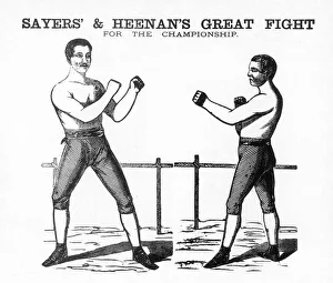 1860 Collection: Sayers V Heenan 1860