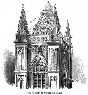 Images Dated 24th February 2012: Scaffolding on Westminster Abbey