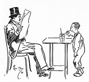 Unaware Collection: Scamp cheekily drinks a Gentlemans tipple whilst distracted