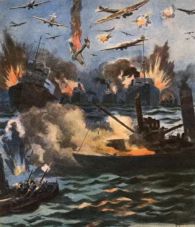 Scapa Gallery: Scapa Flow Bombed