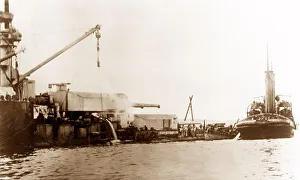 Scapa Prints: Scapa Flow, salvaging Battleship Baden