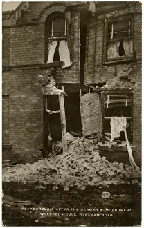 Scarborough house wrecked 1914