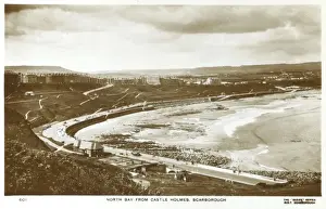 Coast Line Prints: Scarborough - North Bay from Castle Holmes