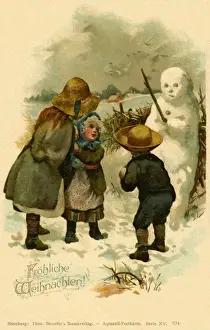 Scary Prints: A scary snowman
