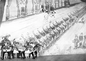 Constant Gallery: A scene (a burlesque on German student life) from An Und Aus