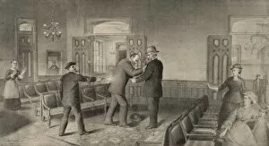Scene of the assassination of Gen. James A. Garfield, Presid