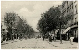 Scene in the Avenue de Clichy, Paris, France