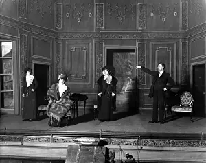 Scene from banned play, La Vierge Folle
