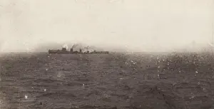 Scene during the Battle of Dogger Bank, WW1