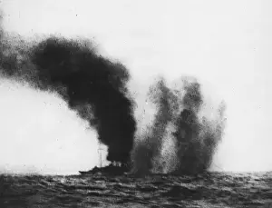 Salvo Prints: Scene during the Battle of Jutland, WW1